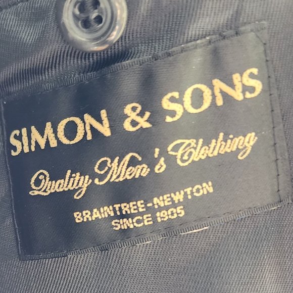 NWT di Silver/Simon & Sons Imported Cashmere Blend Dress Coat Size 40 Regular - Picture 13 of 16